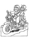 Coloring pages motorcycle