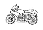 Coloring pages motorcycle