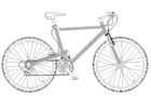 coloring-page mountain bike
