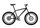 Coloring page mountainbike