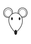 Coloring pages Mouse Head