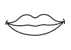 Coloring page mouth