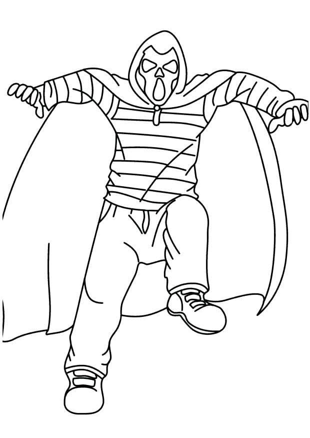 Coloring page mummy