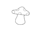 Coloring pages mushroom