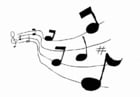 Coloring pages Music