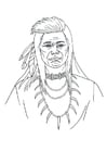 Coloring pages native american