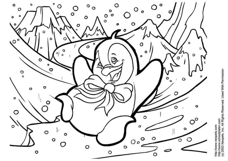 Coloring page neopets winter