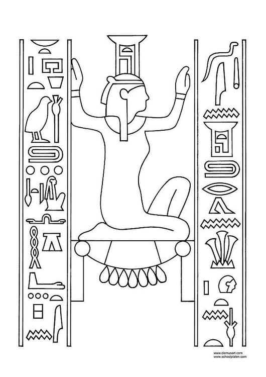 Coloring page Nephthys