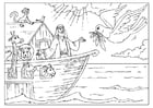 Coloring pages Noah's Ark