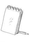 Coloring pages notebook
