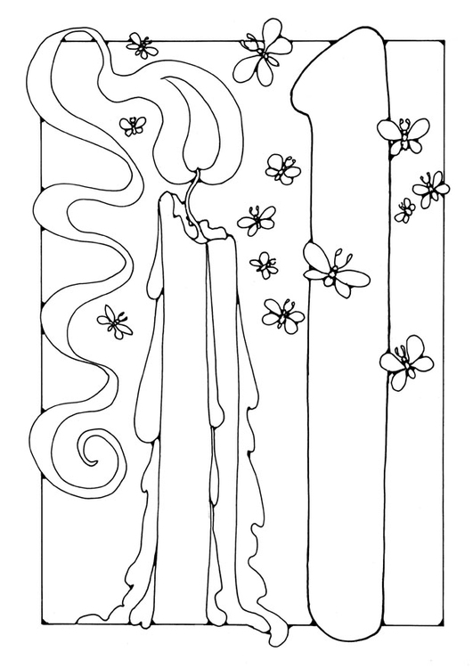 Coloring page number - 1