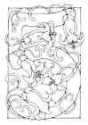 Coloring pages number - 5