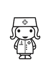 Coloring pages Nurse