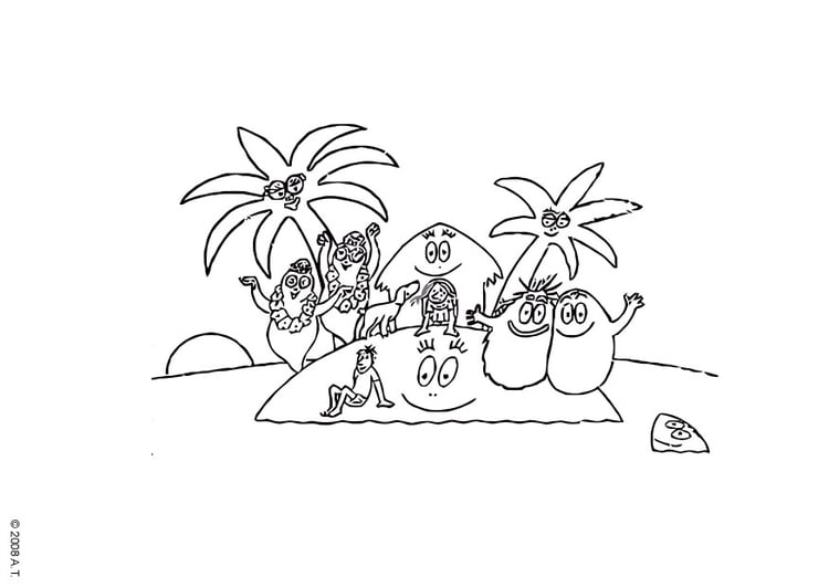 Coloring Page on vacation - free printable coloring pages - Img 10582