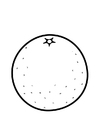 coloring-page orange
