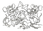 Coloring page orchestra