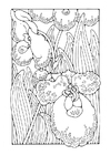 Coloring page orchid