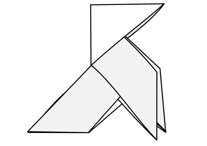 Coloring page origami