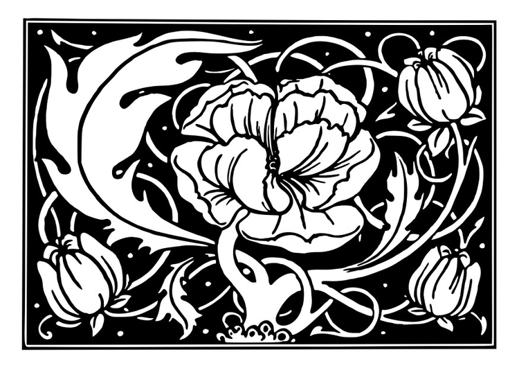 Coloring Page ornament - Free printables - Img 29944