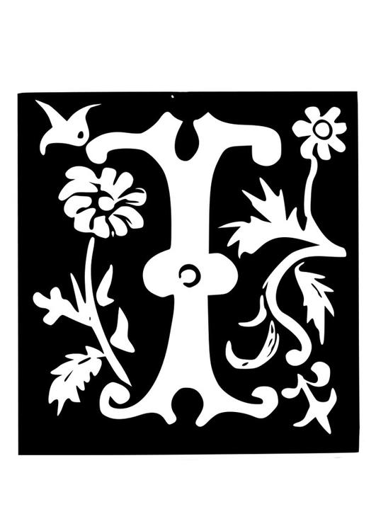 ornamental letter - i