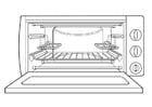 Coloring pages oven