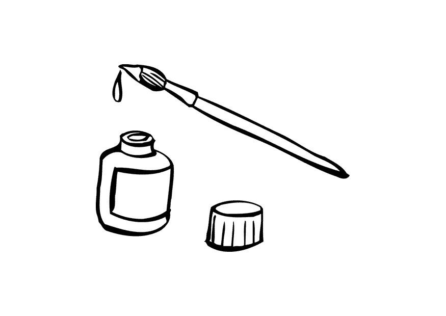 Coloring page paint