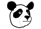 Coloring pages panda