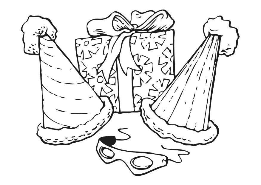 Coloring page party