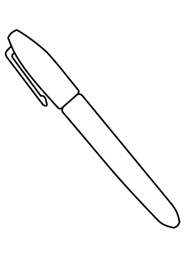 Pen Coloring Pages 