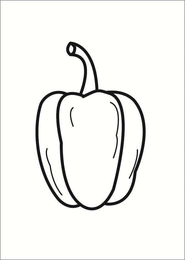 Coloring page pepper