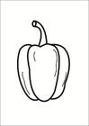 Coloring pages pepper