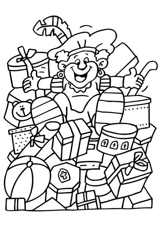 Coloring page Peter