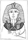 Coloring page pharaoh