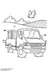 Coloring pages pick-up truck