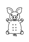 Coloring pages Piglet