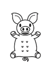 Coloring pages Piglet