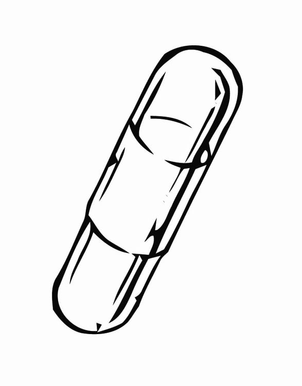 Coloring page Pill