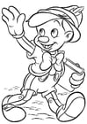 Coloring page Pinocchio