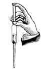 Coloring pages pipette