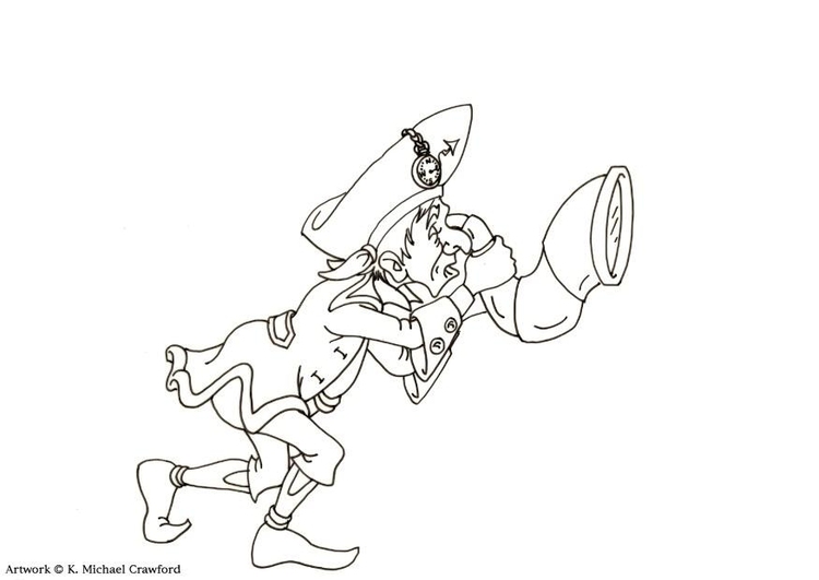 Coloring page pirate