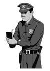 Coloring pages police