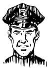 Coloring pages police