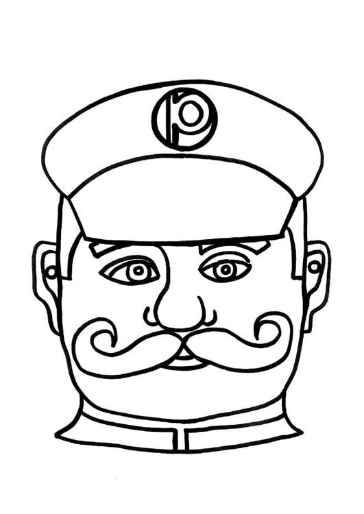 Policeman mask