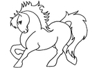 Coloring page pony