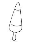 Coloring page popsicle