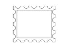 Coloring pages postage stamp 2
