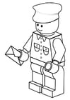 Coloring pages postman