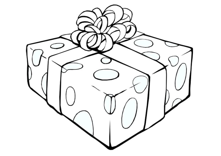 Coloring page present