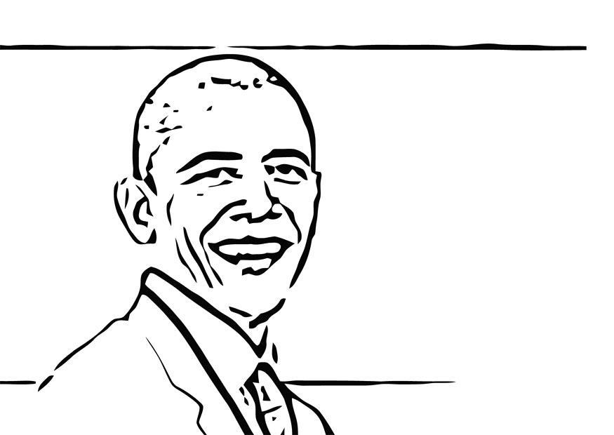 free printable coloring pages of barack obama