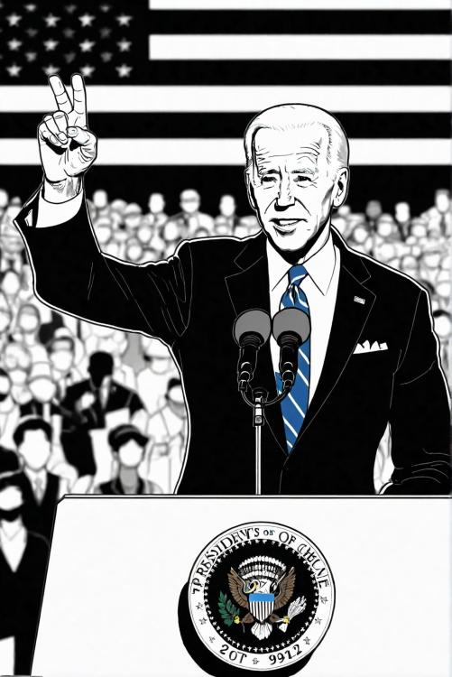 President Biden at a meeting